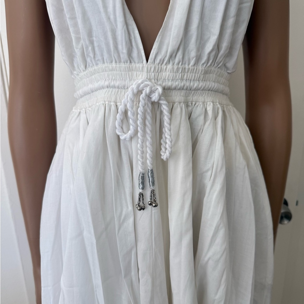 NWT Lapis Ivory Maxi Dress with Rope Detail - Picture 3 of 8